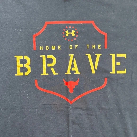 Under Armour Men's Blue 'Home of the Brave' Tee - Picture 2 of 4